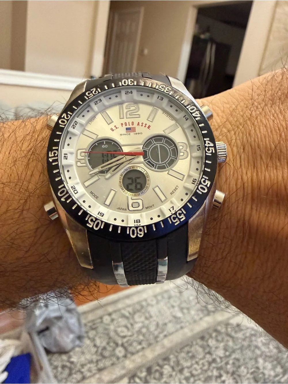 U.S. Polo Assn. Sport Men's US9284 Analog-Digital Chronograph Watch